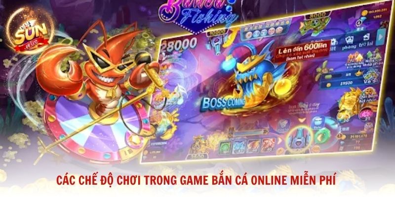 Các chế độ chơi trong game bắn cá online miễn phí và cách lựa chọn phù hợp