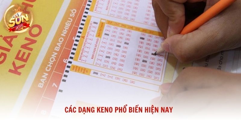 Các dạng Keno phổ biến hiện nay cùng đặc điểm nổi bật giúp người mới dễ phân biệt