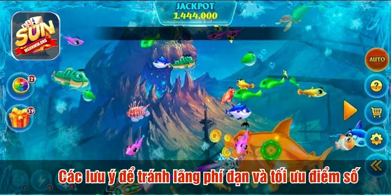 Các lưu ý để tránh lãng phí đạn và tối ưu điểm số