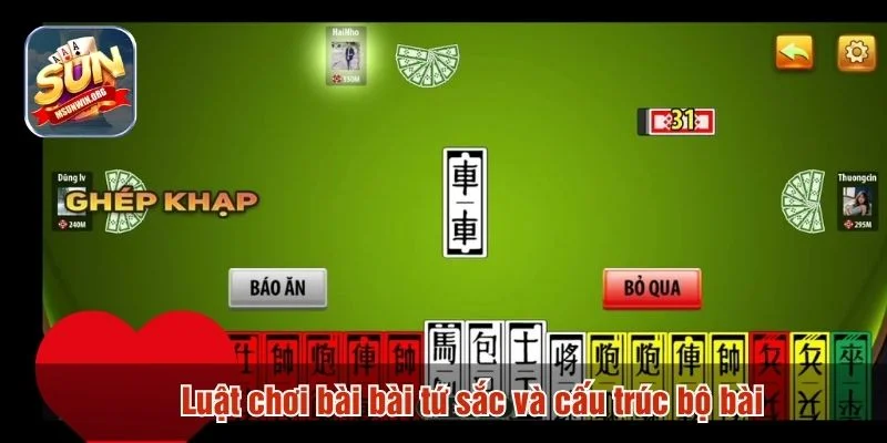 Cần hiểu rõ luật chơi bài tứ sắc và cấu trúc bộ bài